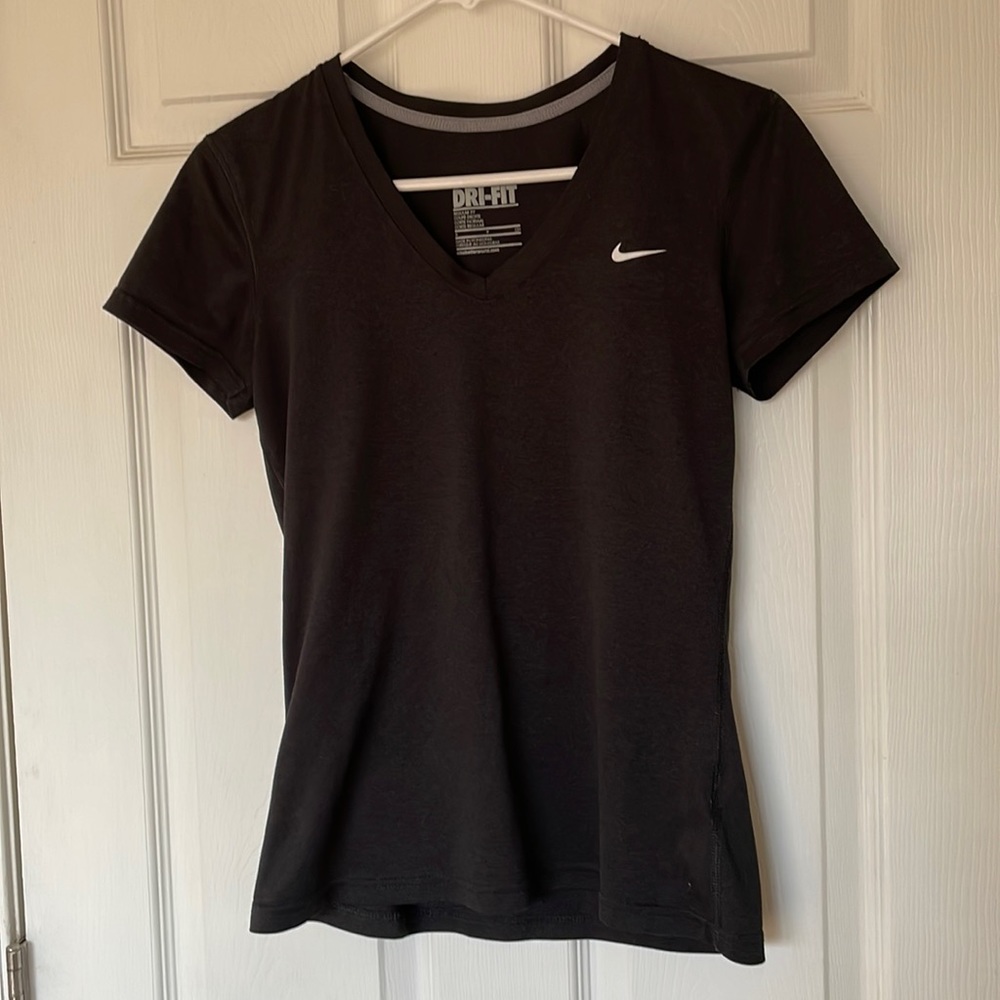 Black Nike V-Neck Tee